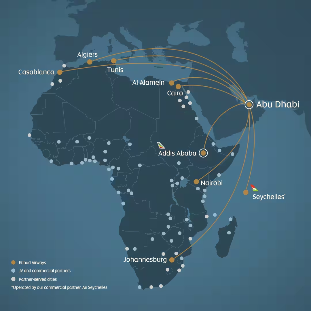 Etihad Boosts Africa Flights, Doubles Nairobi Route