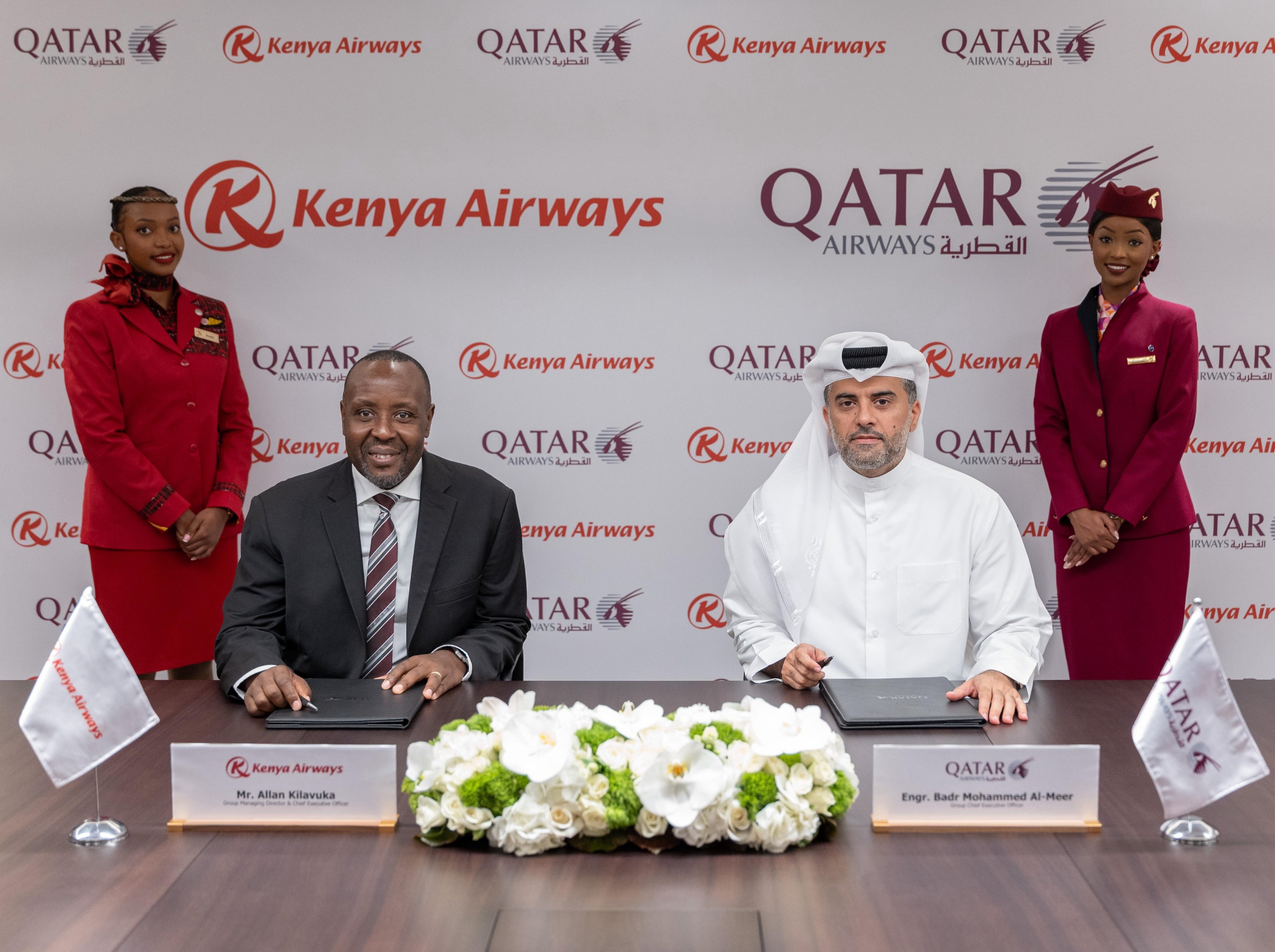 Qatar Airways and Kenya Airways Sign Strategic Partnership Deal