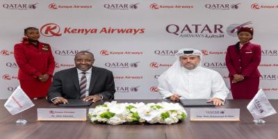 Qatar Airways and Kenya Airways Sign Strategic Partnership Deal